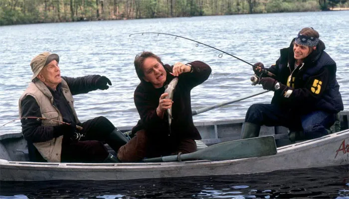 La familia Douglas interpreta a la familia Gromberg en Cosas de Familia (2003)