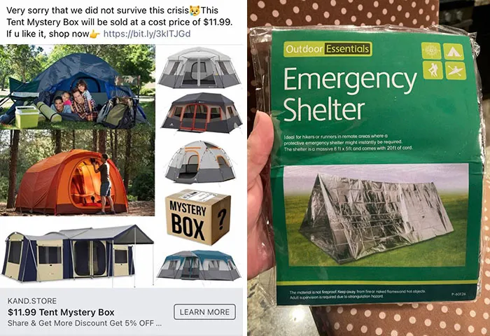 After 2 Months Of Waiting, I Finally Got My Mystery Tent Box