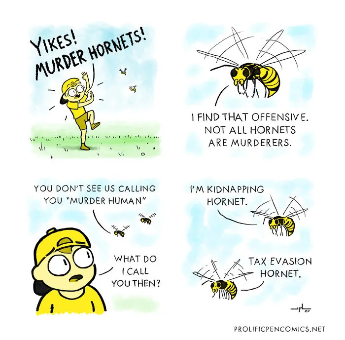 50 Light-Hearted Comics With A Sudden Twist By Yanni Davros