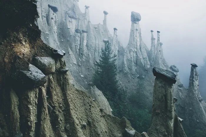 Tirol del sur, al norte de Italia, parece un decorado alienígena