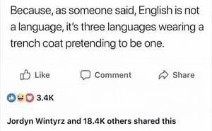 40 Times The English Language Drove The People Learning It To Utter Frustration