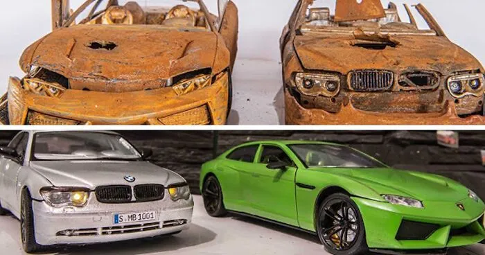 Artist Fully Restores Rusty And Abandoned Car Models, And Here Are His Best 17 Works