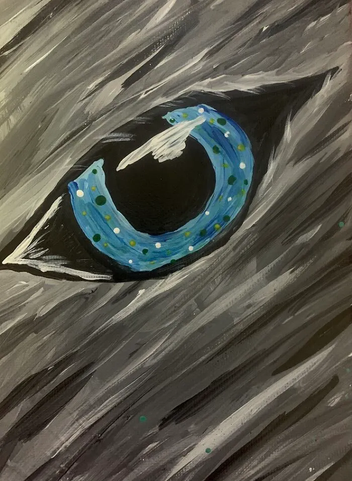 Eye Of Sophia - Acrylic On Canvas