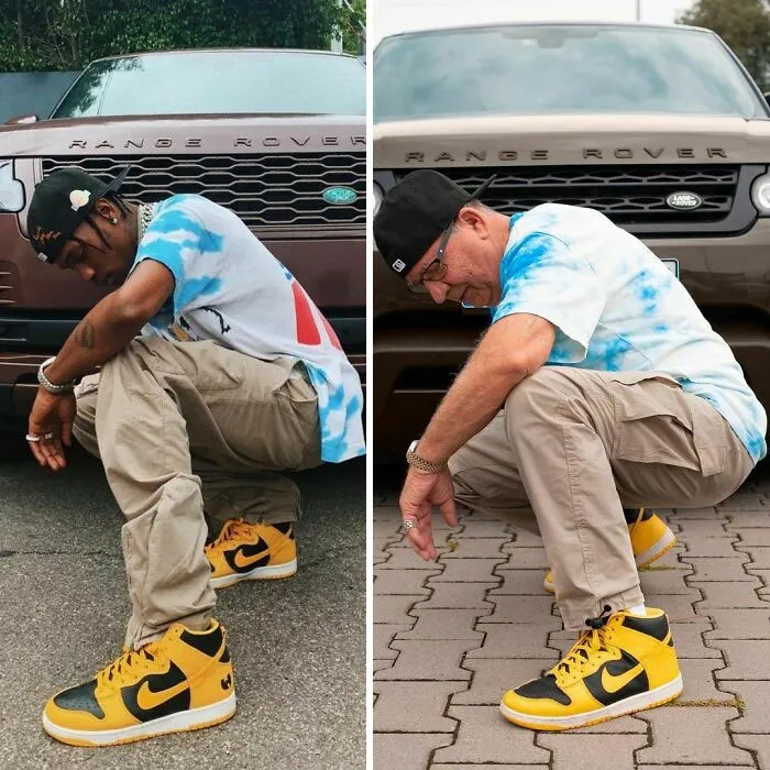 Guy Shares His Grandpa's Celebrity Style Recreations, Gets 1 Million Instagram Followers (11 Pics)