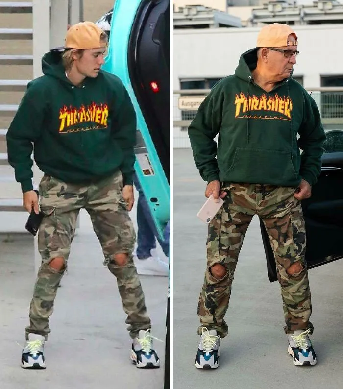 Guy Shares His Grandpa's Celebrity Style Recreations, Gets 1 Million Instagram Followers (11 Pics)