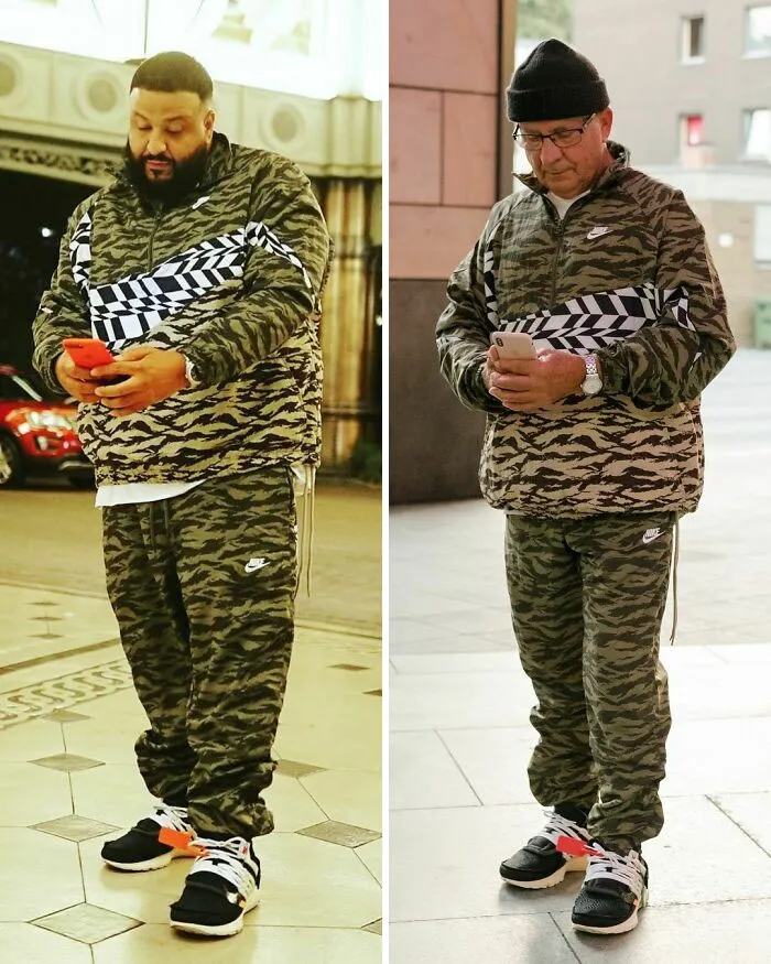 Guy Shares His Grandpa's Celebrity Style Recreations, Gets 1 Million Instagram Followers (11 Pics)