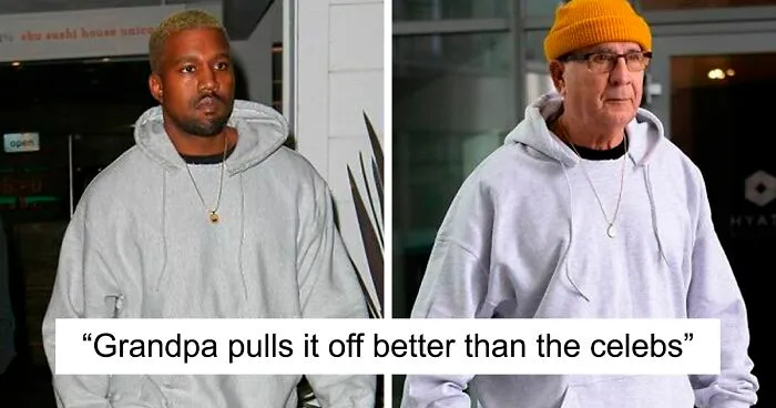 Guy Shares His Grandpa's Celebrity Style Recreations, Gets 1 Million Instagram Followers (11 Pics)