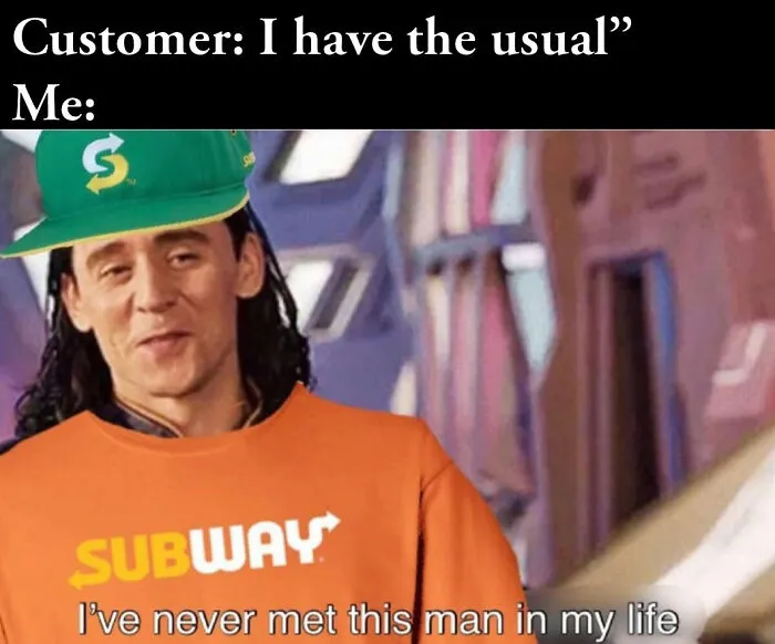 Loki On Subway Doing His Thing
