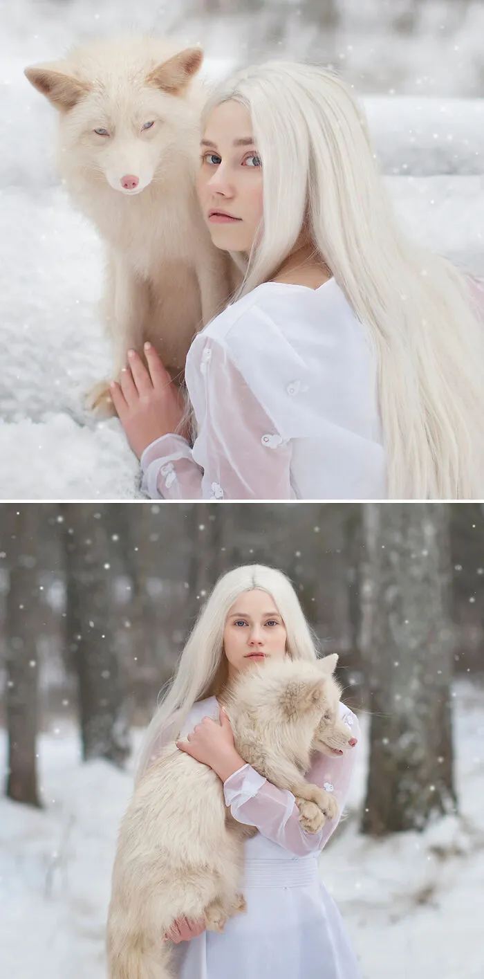30 Magical Pics That Show The Human And Animal Bond, Captured By A Russian Photographer