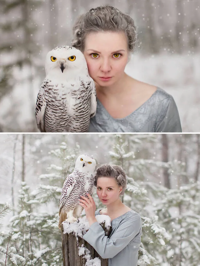 30 Magical Pics That Show The Human And Animal Bond, Captured By A Russian Photographer