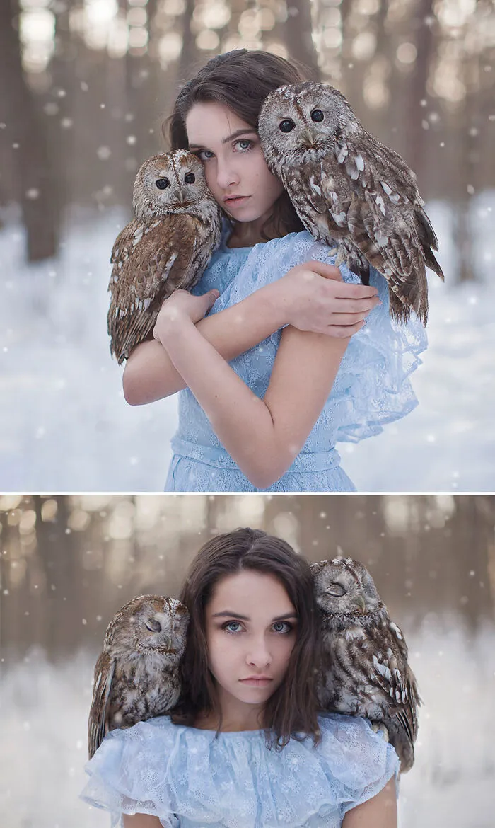 30 Magical Pics That Show The Human And Animal Bond, Captured By A Russian Photographer
