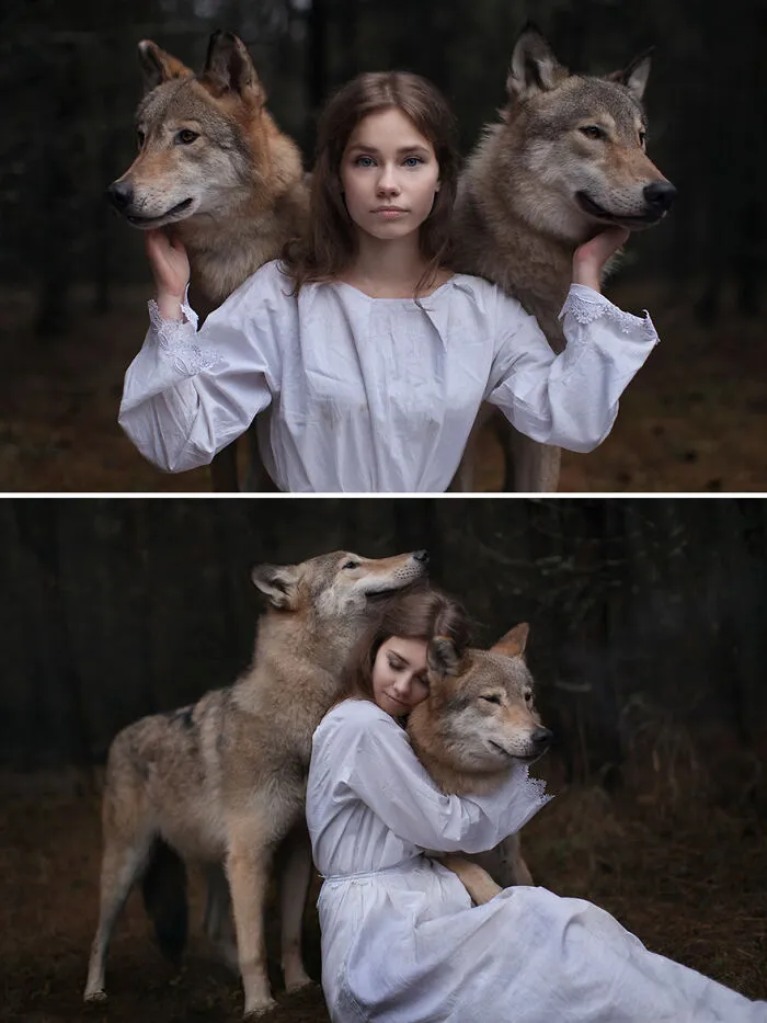 30 Magical Pics That Show The Human And Animal Bond, Captured By A Russian Photographer