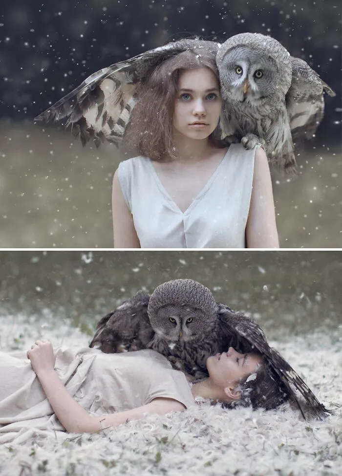 30 Magical Pics That Show The Human And Animal Bond, Captured By A Russian Photographer