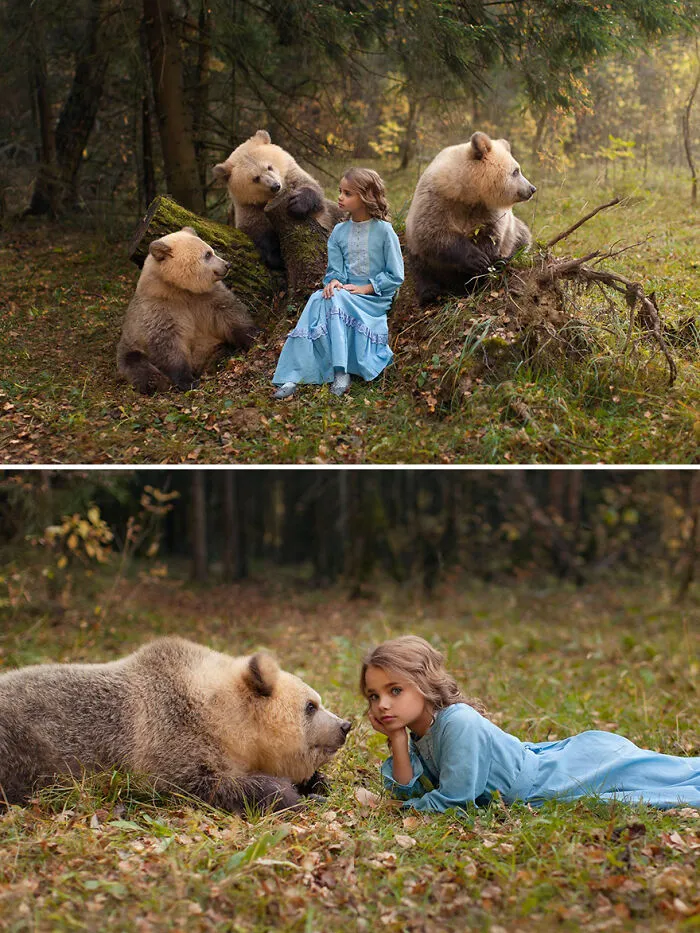 30 Magical Pics That Show The Human And Animal Bond, Captured By A Russian Photographer