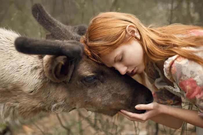 30 Magical Pics That Show The Human And Animal Bond, Captured By A Russian Photographer