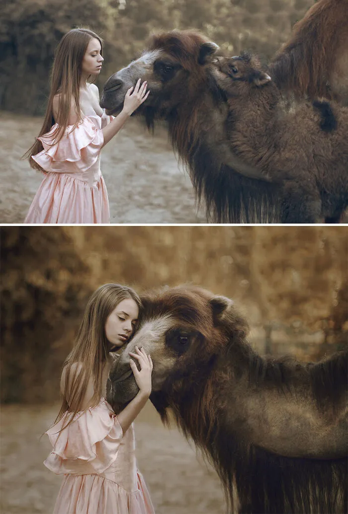 30 Magical Pics That Show The Human And Animal Bond, Captured By A Russian Photographer