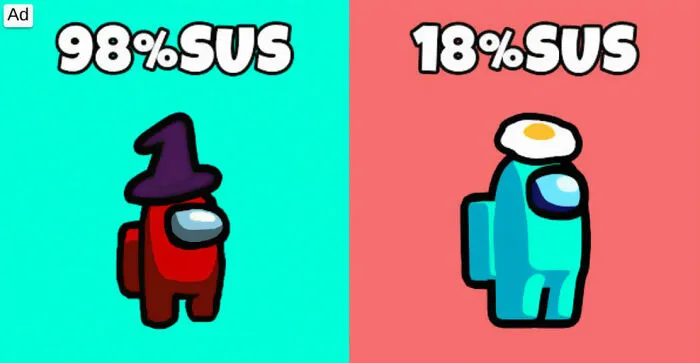 Ad For A Quiz To See How Sus You Are.
