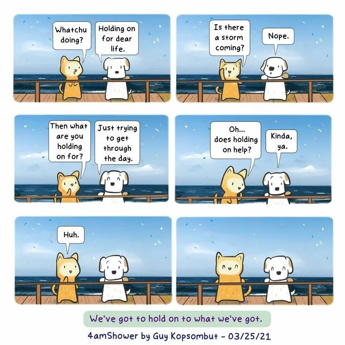 This Artist Creates Wholesome Comics To Make People Smile, And His 210K Instagram Followers Love It (30 Pics)