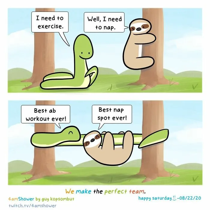 This Artist Creates Wholesome Comics To Make People Smile, And His 210K Instagram Followers Love It (30 Pics)