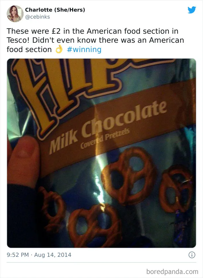 What The "American Food" Section Looks Like In Different Countries