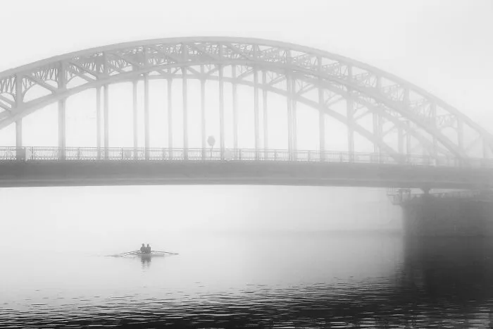 I Had A Split Second To Take A Good Photograph Of The Rowing Boat Which Was Moving So Rapidly