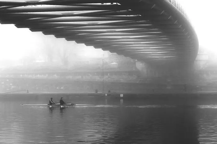 I Had A Split Second To Take A Good Photograph Of The Rowing Boat Which Was Moving So Rapidly