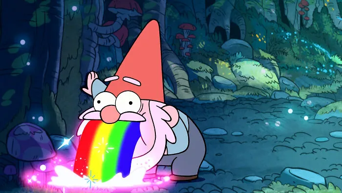 This Is From The End Credits Of The First Episode Of Gravity Falls. I Absolutely Love This Show.