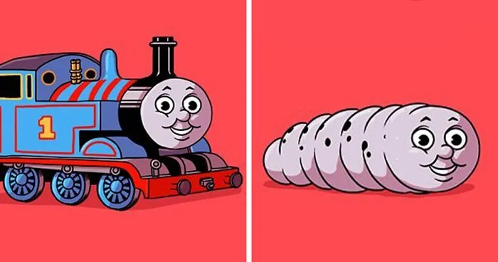 Artist 'Uncovers' The Disturbing Behind-The-Scenes Of Popular Characters (30 New Pics)