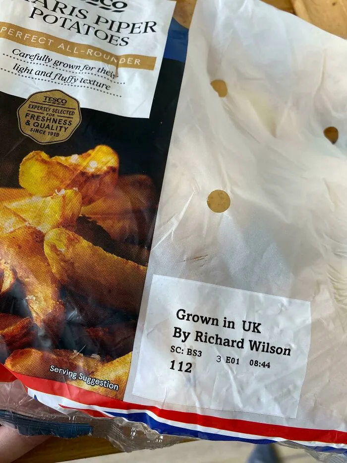 Many Vegetables In The U.k. Have The Name Of The Farmer Who Grew Them On The Packaging