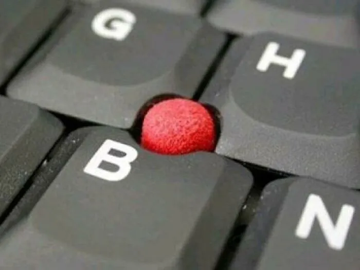 Remember When Laptops Used To Have That Little Rubber Cl!t For A Mouse?