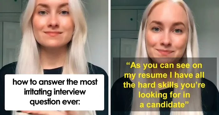 Woman Explains How To Answer Difficult Job Interview Questions Where Many People Fail