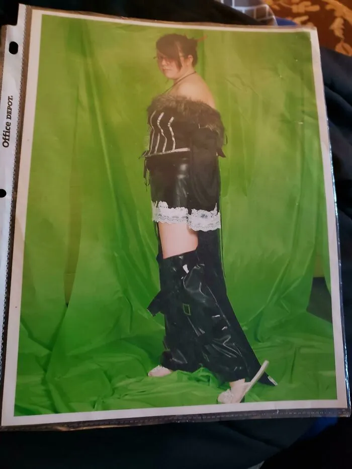My Mom Paid Money To Have This Very Professional Photo Taken At An Anime Convention In 2006. The Page Protector It Was Put In Really Helped Preserve The Quality