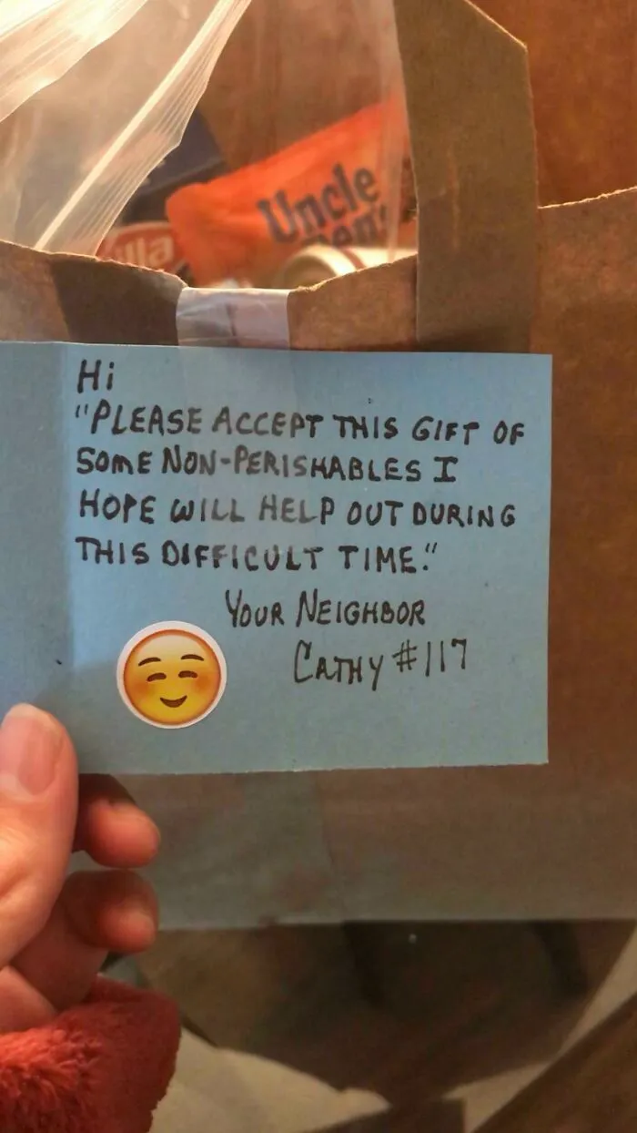 I Mentioned That I Am Out Of Work And My Elderly Neighbor Left This On My Doorstep