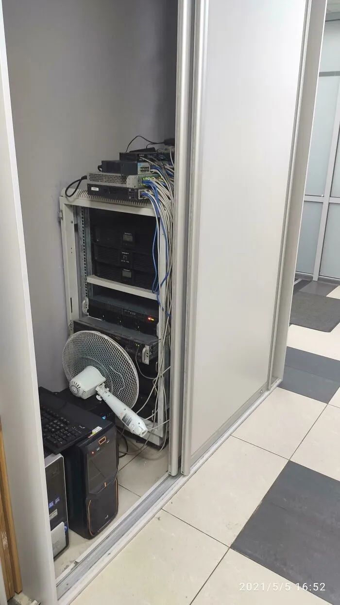 Behold The Beauty Of Our Office Server
