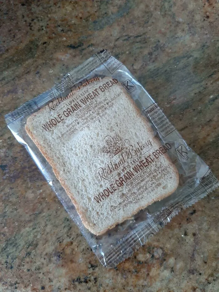 This Individually Packaged Slice Of Whole Wheat Bread