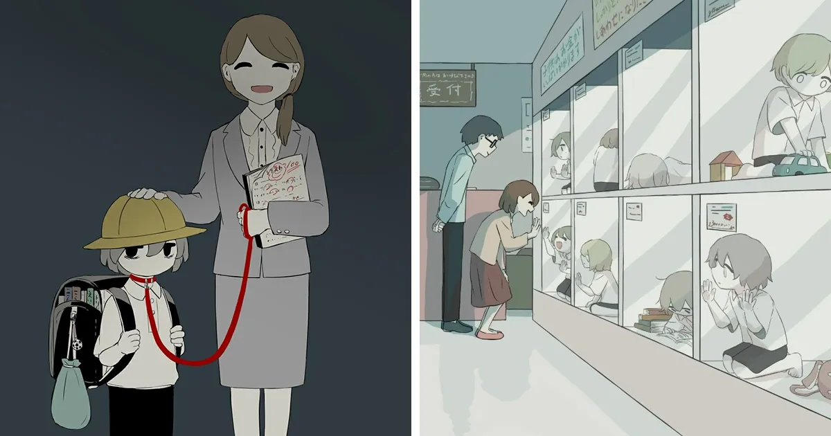 40 Elocuentes ilustraciones creadas por un artista japonés que te harán pensar (nuevas imágenes)