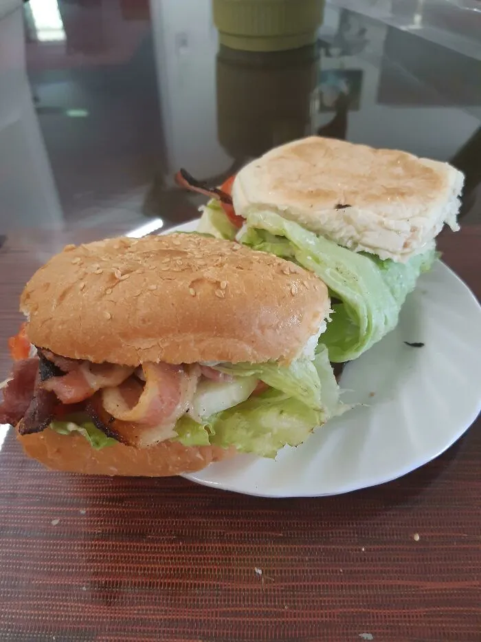 Wrap A Piece Of Lettuce Around One Side Of Your Sandwich/Burger To Keep The Goods From Falling Out The Other Side