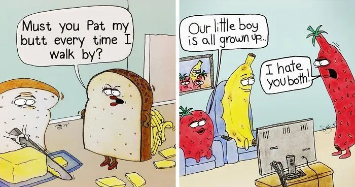 30 Funny And Slightly Inappropriate Comics From 'Fruit Gone Bad'