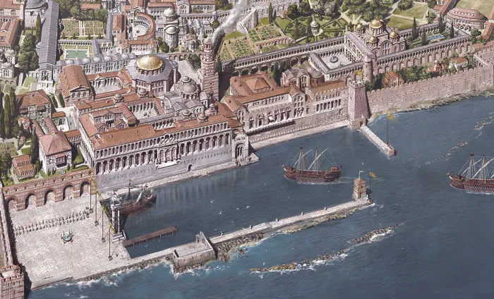 Imperial Palace At Constantinople, 12th Century