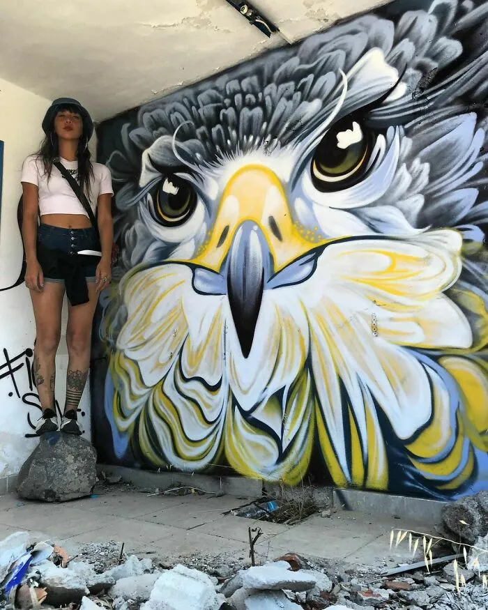 Muralist Brings Buildings To Life By Covering Them In Huge Wildlife Art (30 Pics)