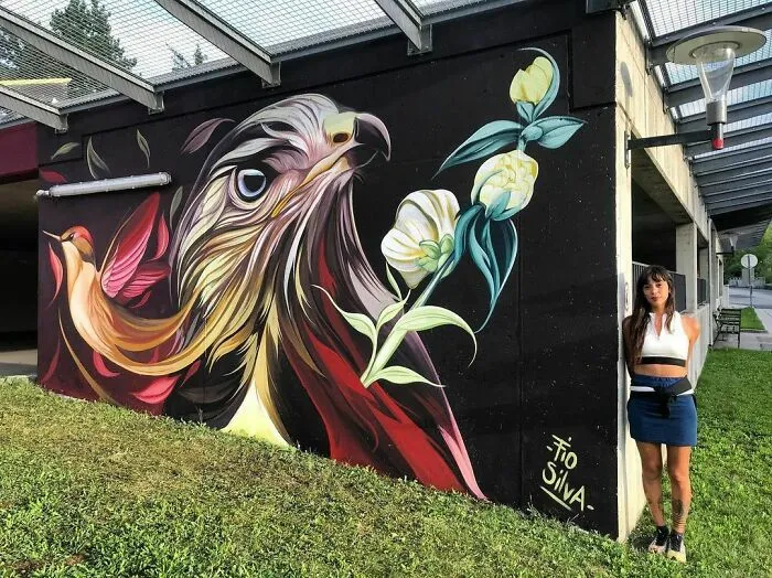 Muralist Brings Buildings To Life By Covering Them In Huge Wildlife Art (30 Pics)