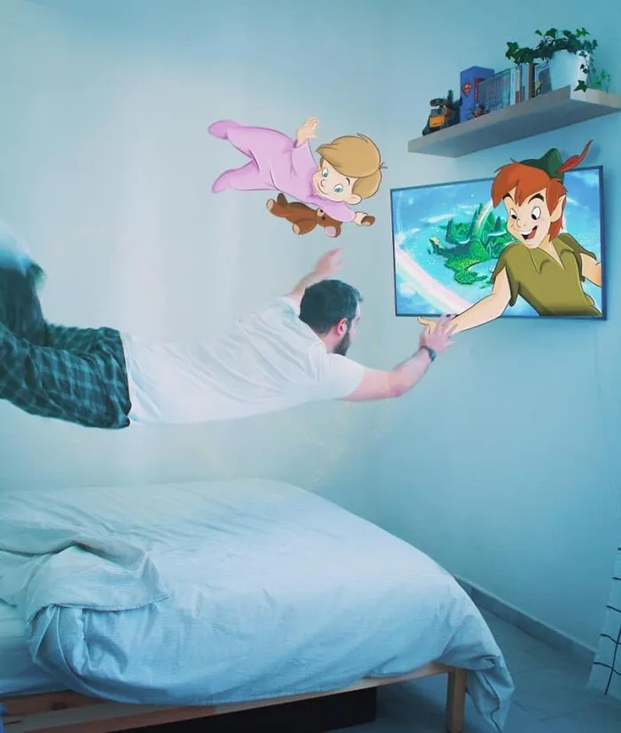 Guy 'Hangs Out' With Disney Characters In 30 Pics (New Pics)
