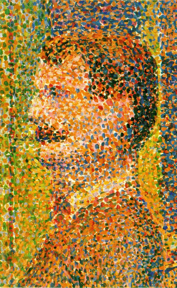 "If It Looks Like A Low Res Jpeg Blown Up Its Pointillism"