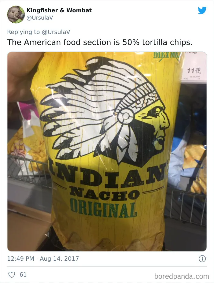 What The "American Food" Section Looks Like In Different Countries