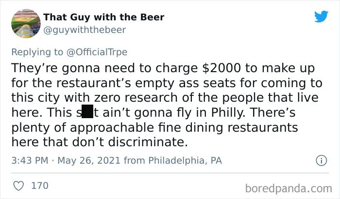 Steakhouse Puts Up A Sign That Asks Customers To Spend $100 Per Person Minimum, Gets Roasted Like Steak
