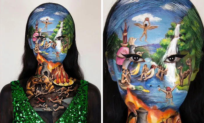 Korean Artist Goes Viral For Transforming Herself Into Mind-Bending Optical Illusions Without Any Photoshop (32 New Pics)
