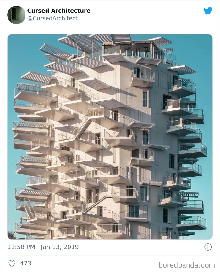 Esta cuenta de Twitter nos muestra lo mejor de lo peor de la arquitectura (40 fotos)