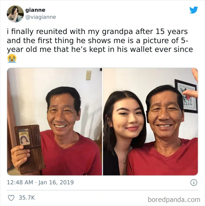 Reunited With Grandpa After 15 Years