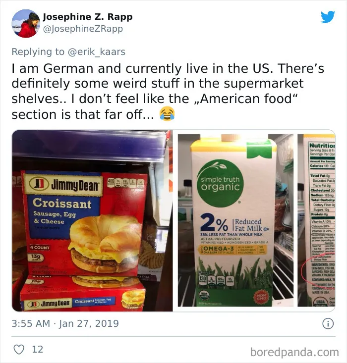 What The "American Food" Section Looks Like In Different Countries