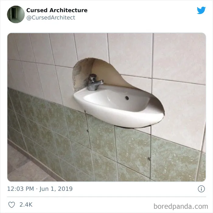 The "Cursed Architecture" Twitter Feed Showcases The Best Of The Worst (40 Pics)